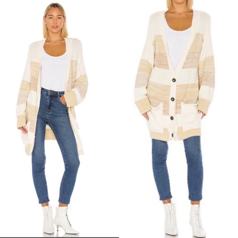 NWT Free People Southport cardigan